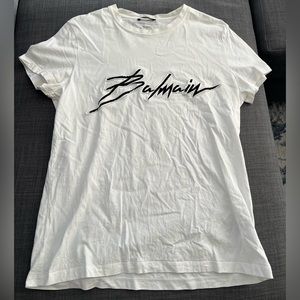 White Balmain T Shirt